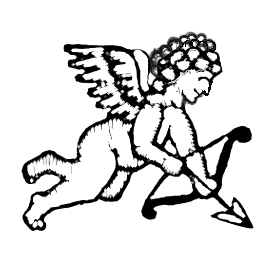 Der kleine Putte, der mit Pfeil und Bogen die Sachen auf den Punkt bringt und Achtung! Die Gefahr besteht, dass Sie sich ins Training und Ihren neuen Körper verlieben werden! Das neugefundene Körperglück kann süchtig machen ;-)